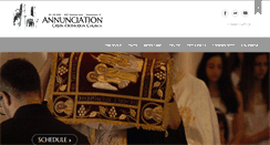 Desktop Screenshot of annunciation.ca.goarch.org