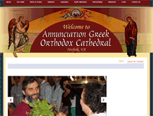 Tablet Screenshot of annunciation.va.goarch.org